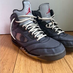 Used Jordan 5 off white. US size 13 in great condition.
